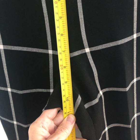 Le Chateau Check Black and White tapered ankle Trousers 26” waist - Picture 9 of 11